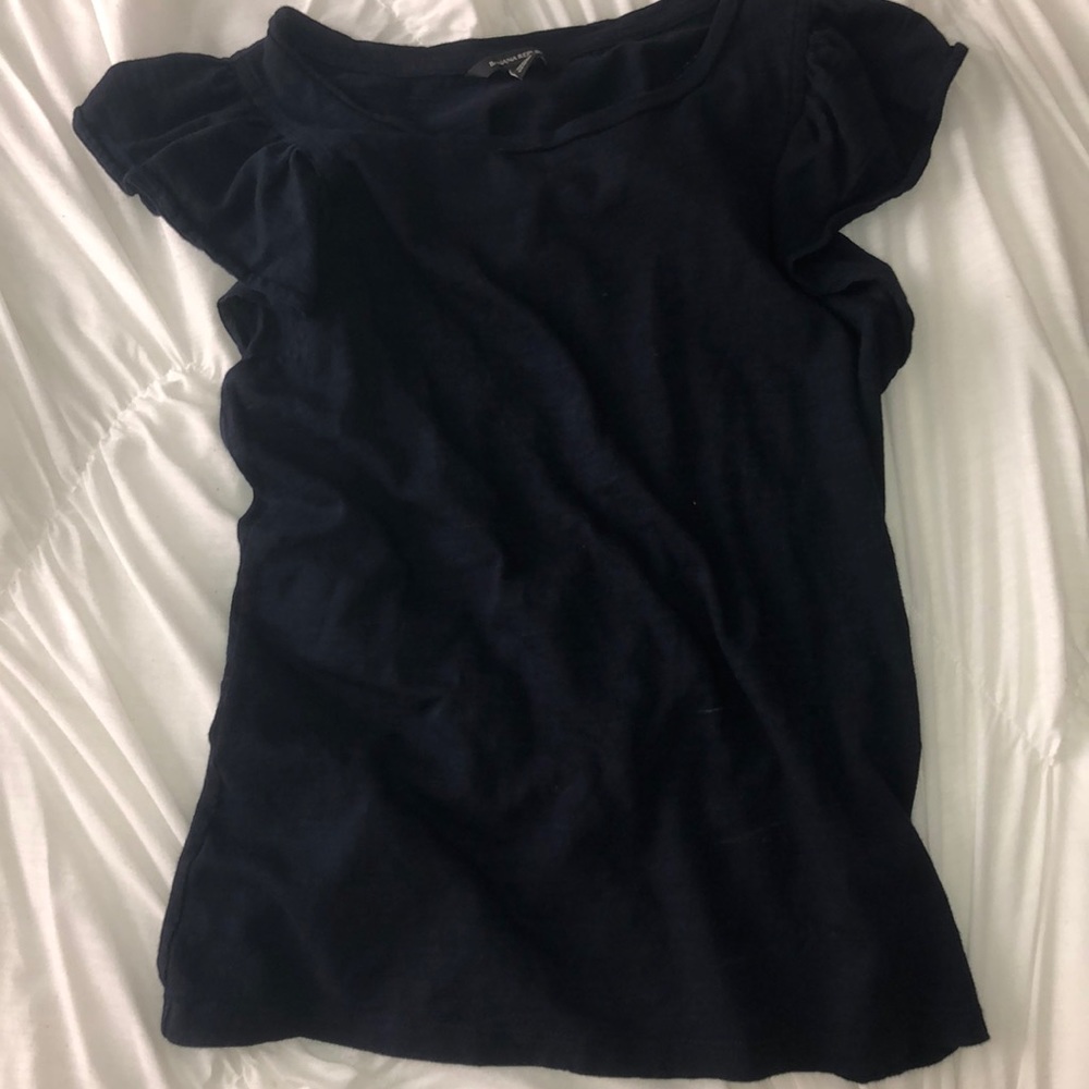 navy blue banana republic tank top